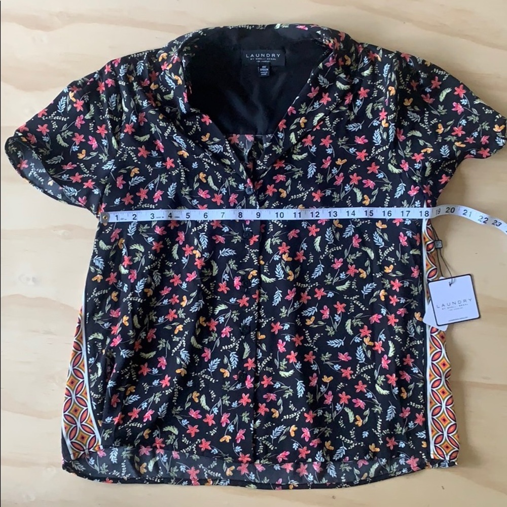 Laundry By Shelli Segal Floral Blouse - Picture 8 of 9
